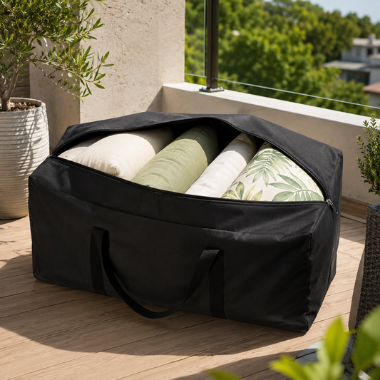 Sac de rangement extérieur pour coussins et accessoires de terrasse