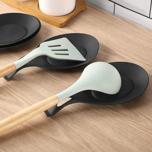 Repose-cuillère en silicone