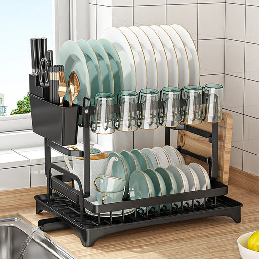 Égouttoir à Vaisselle Compact – Séchage Rapide & Rangement Optimal