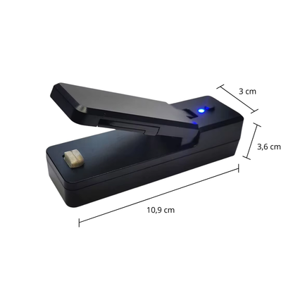Mini scelleuse de sacs 2-en-1 – Rechargeable & compacte