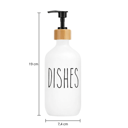 Distributeurs de Savon Cuisine – Set Noir & Blanc