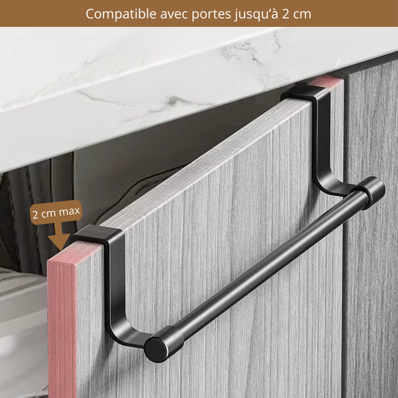 Porte-Serviette Mural Sans Perçage – Gain de Place
