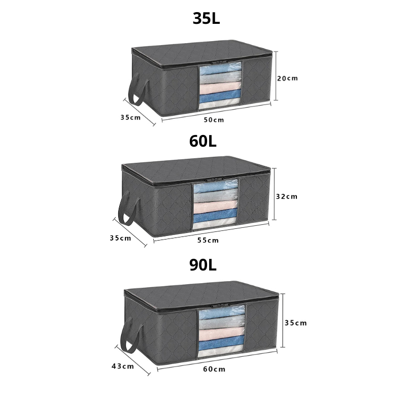 Sac de rangement pliable pour vêtements et couettes