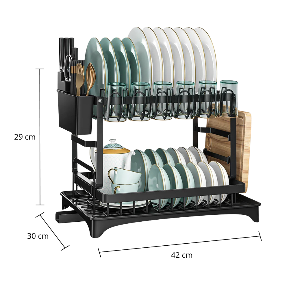 Égouttoir à Vaisselle Compact – Séchage Rapide & Rangement Optimal