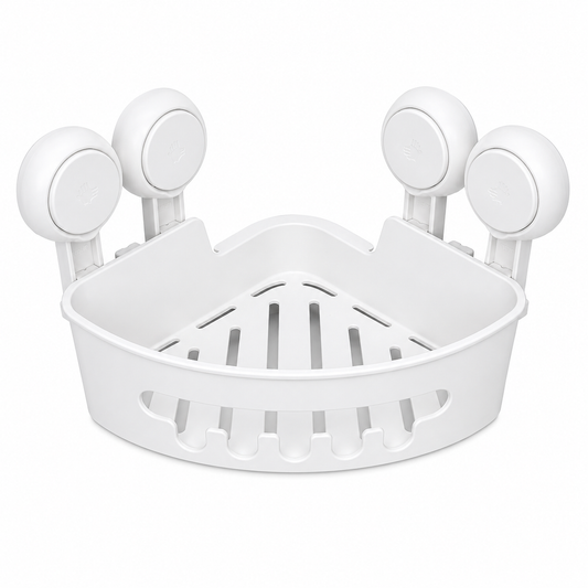 Étagère d’Angle de Douche Sans Perçage – Fixation Ventouse
