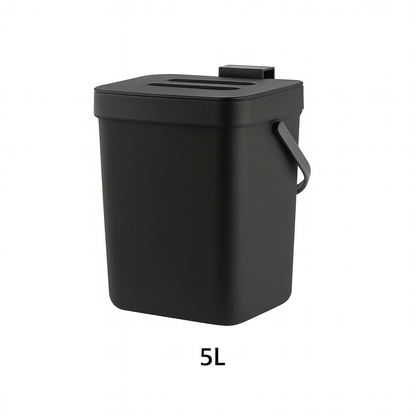 Poubelle Murale de Cuisine Gain de Place – 5L – Sans Perçage