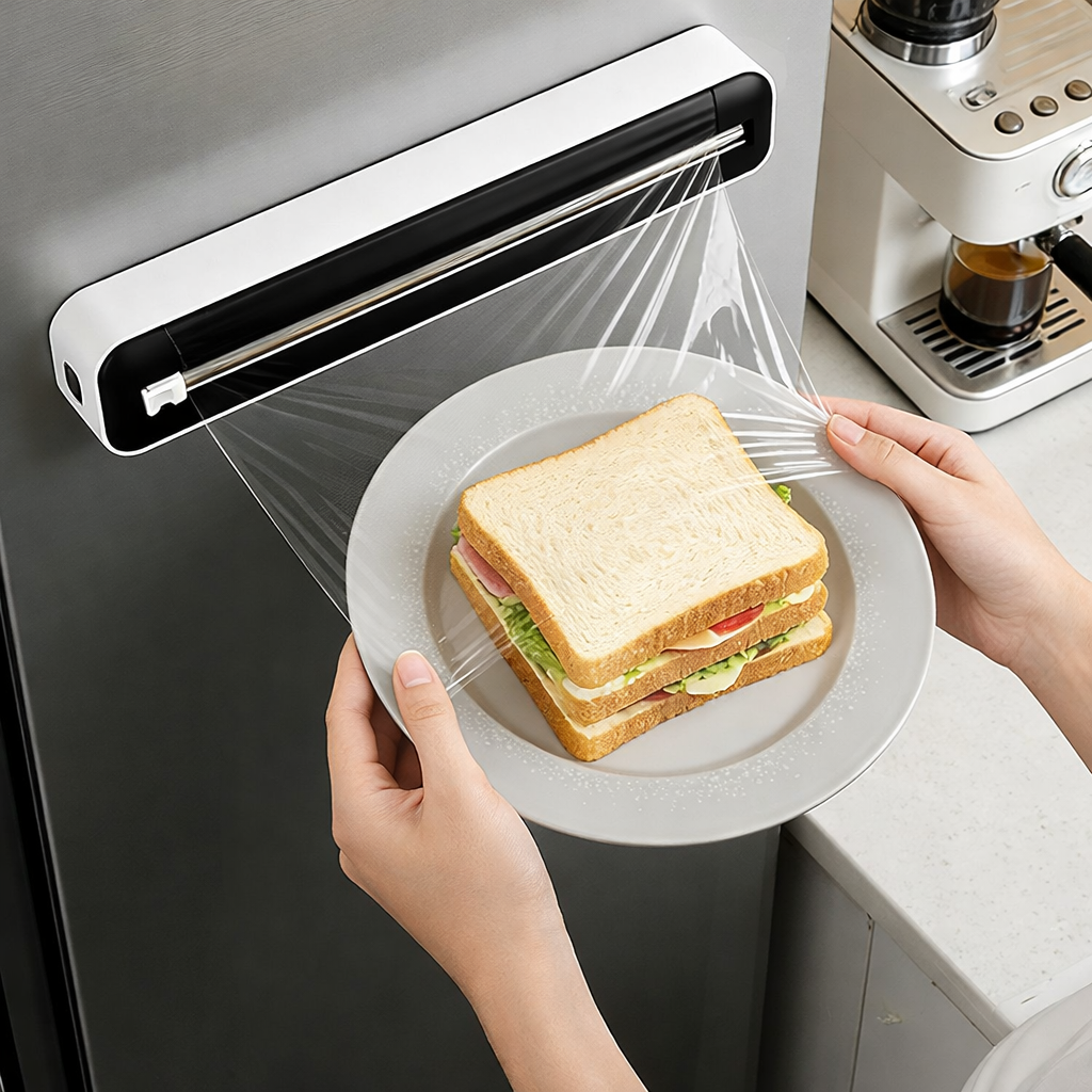 Distributeur de film alimentaire magnétique