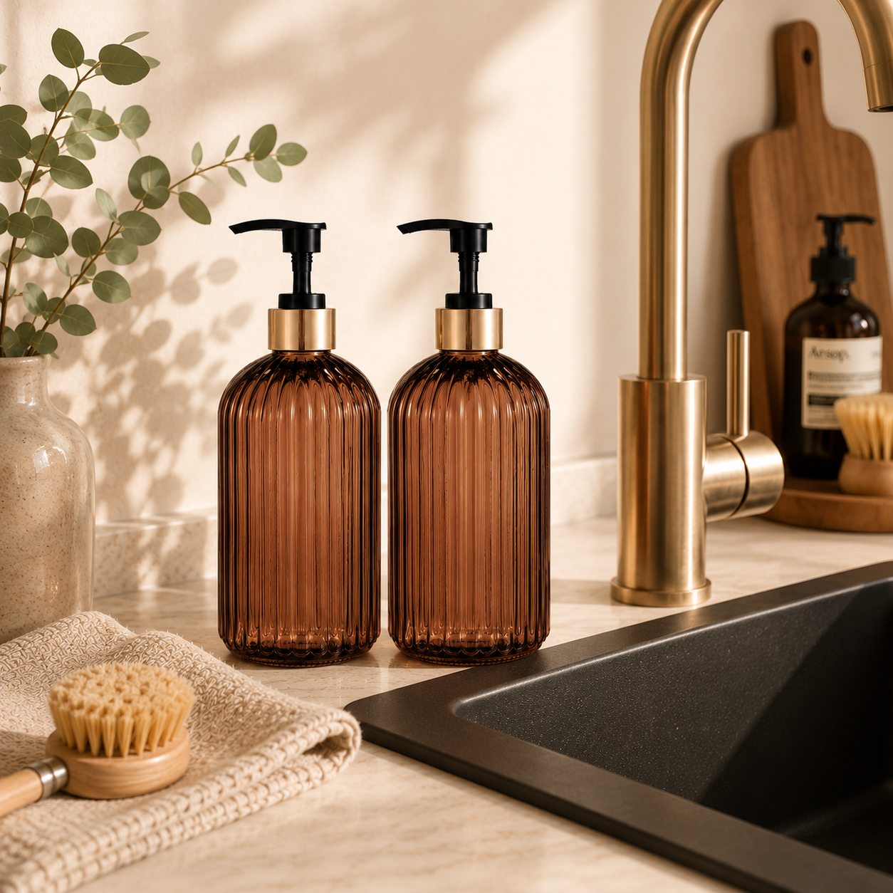 Duo de distributeurs élégants 500 ml
