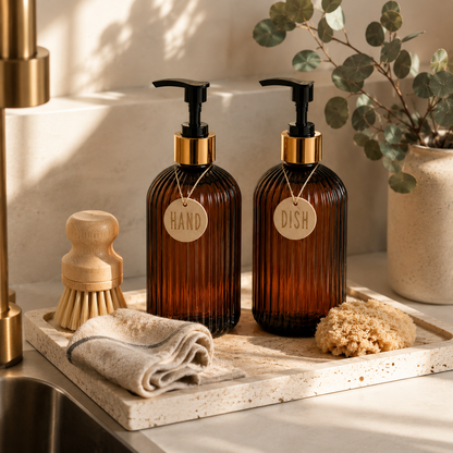 Duo de distributeurs élégants 500 ml