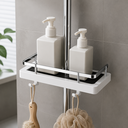 Étagère de douche universelle à clipser