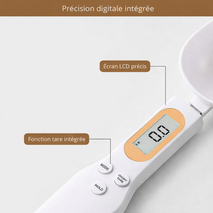 Cuillère doseuse électronique compacte
