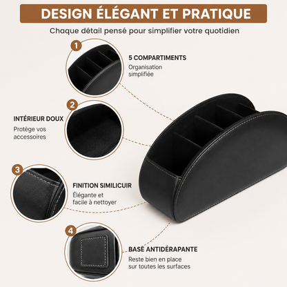 Organisateur de Télécommandes à 5 Compartiments