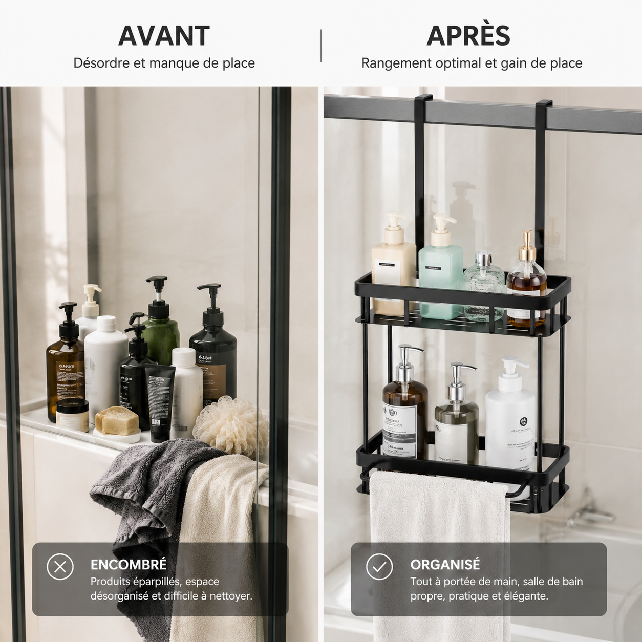 Étagère Suspendue pour Douche