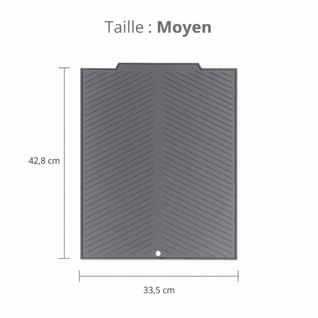 Tapis de Séchage Antidérapant en Silicone