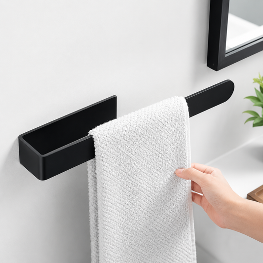 Porte-Serviette Mural Minimaliste Sans Perçage