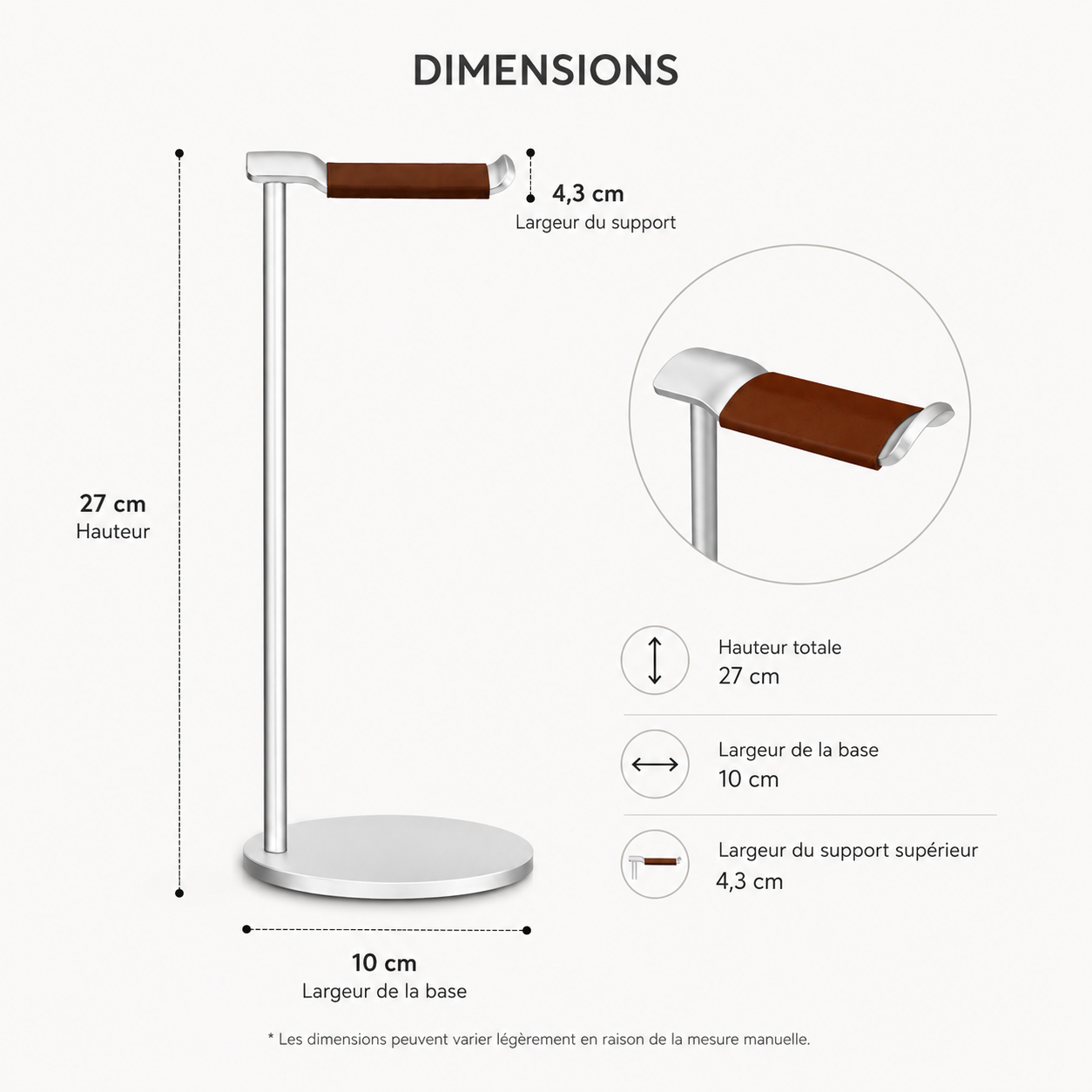 Support Casque de Bureau en Aluminium – Élégance & Organisation