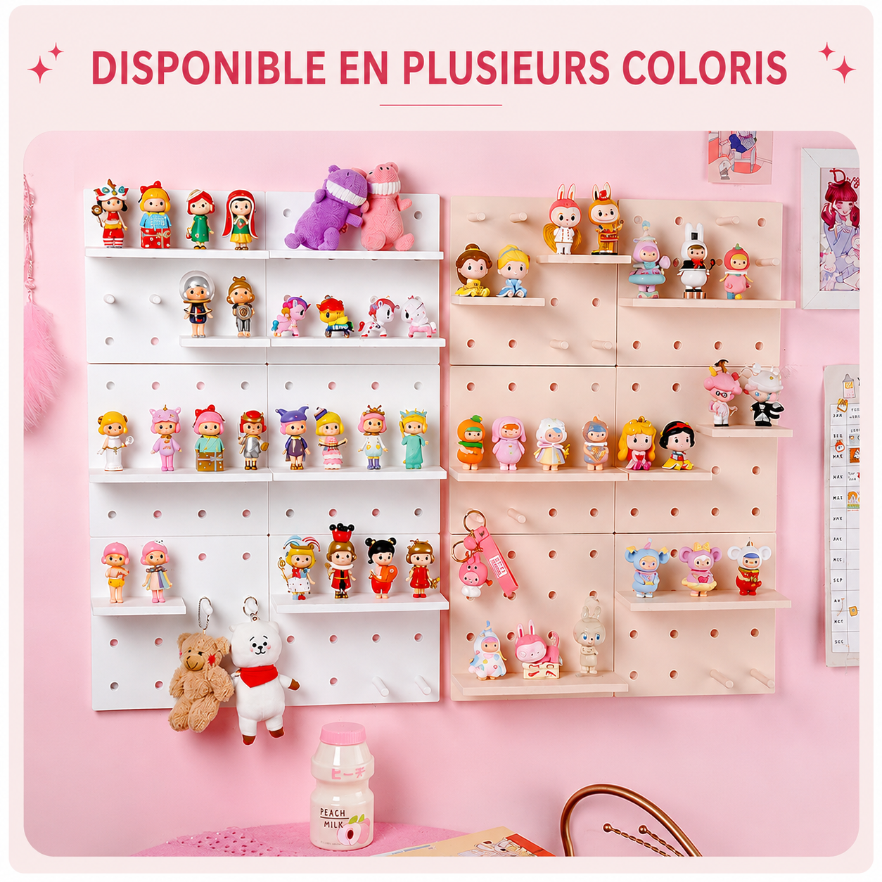 Étagère murale modulable pour chambre d'enfant