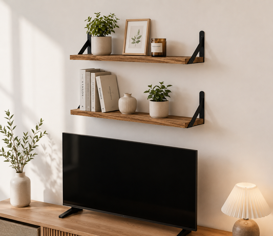 Étagère murale flottante en bois
