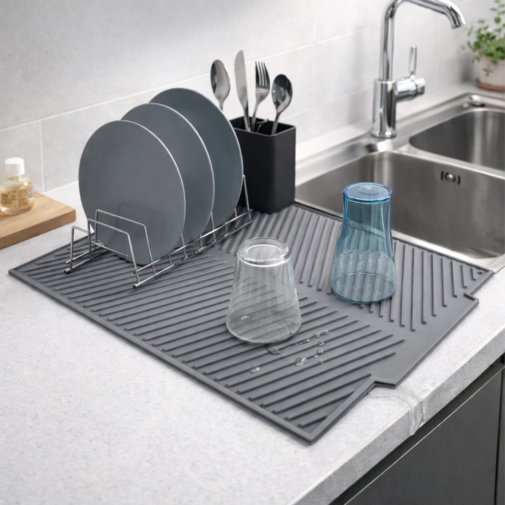 Tapis de Séchage Antidérapant en Silicone