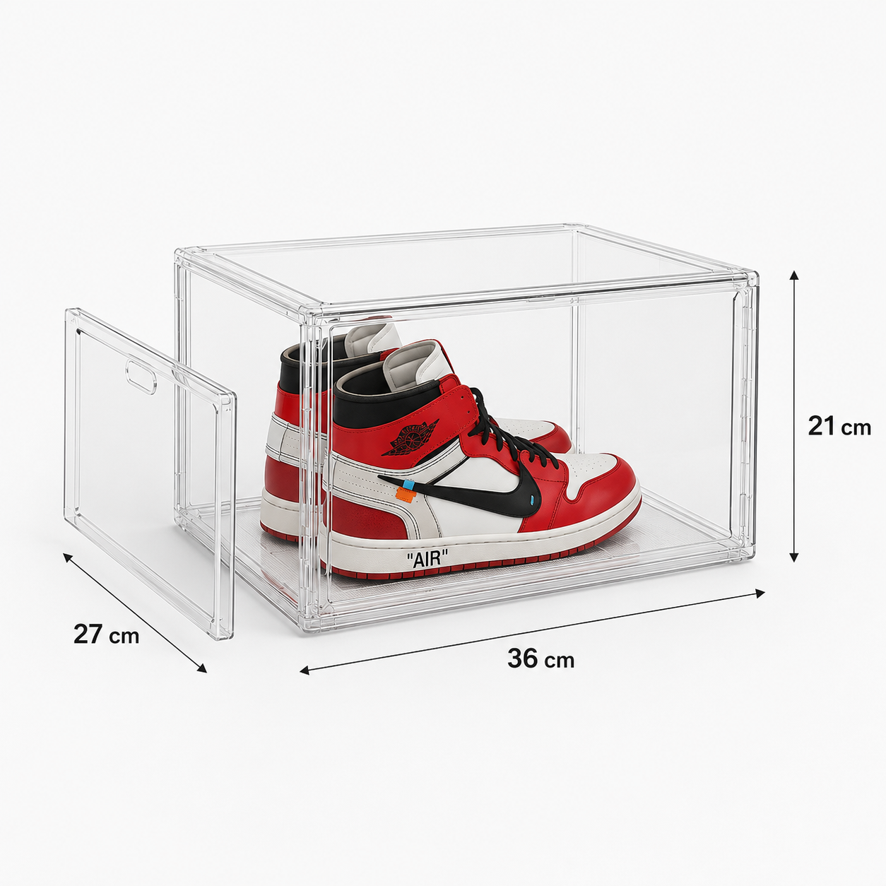 Boîte de rangement empilable pour chaussures