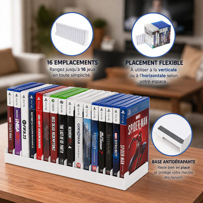 Rack de Rangement Gaming – 16 Jeux