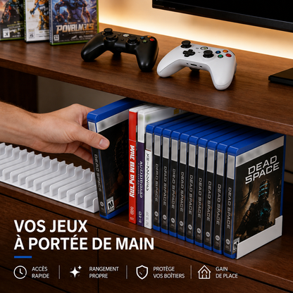Rack de Rangement Gaming – 16 Jeux