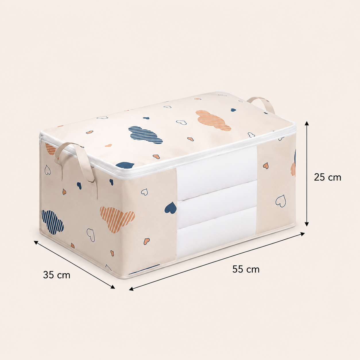 Sac de rangement pour couettes, jouets et vêtements