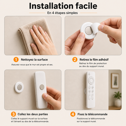Support Magnétique pour Télécommande