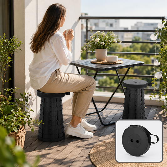 Tabouret Télescopique Compact pour Balcon & Terrasse