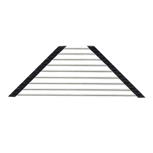 Égouttoir d’angle enroulable pour évier
