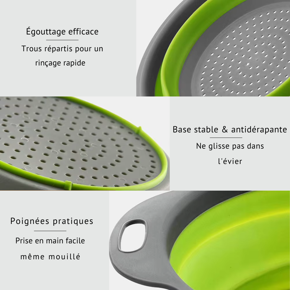 Passoire Pliable en Silicone