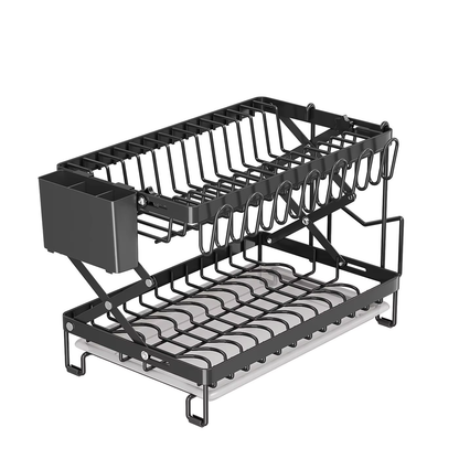 Égouttoir Vaisselle Pliable 2 Niveaux