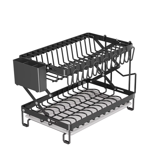 Égouttoir Vaisselle Pliable 2 Niveaux