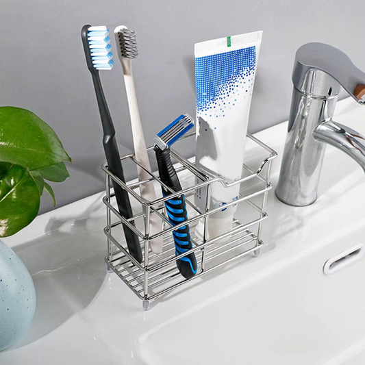 Porte-Brosses à Dents en Acier Inoxydable