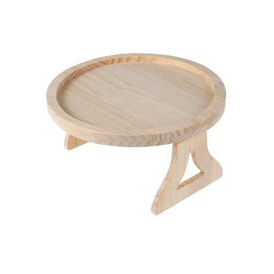 Plateau de Canapé en Bois – Table d'Appoint pour Accoudoir