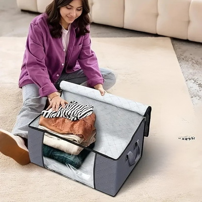 Sac de rangement pliable pour vêtements et couettes