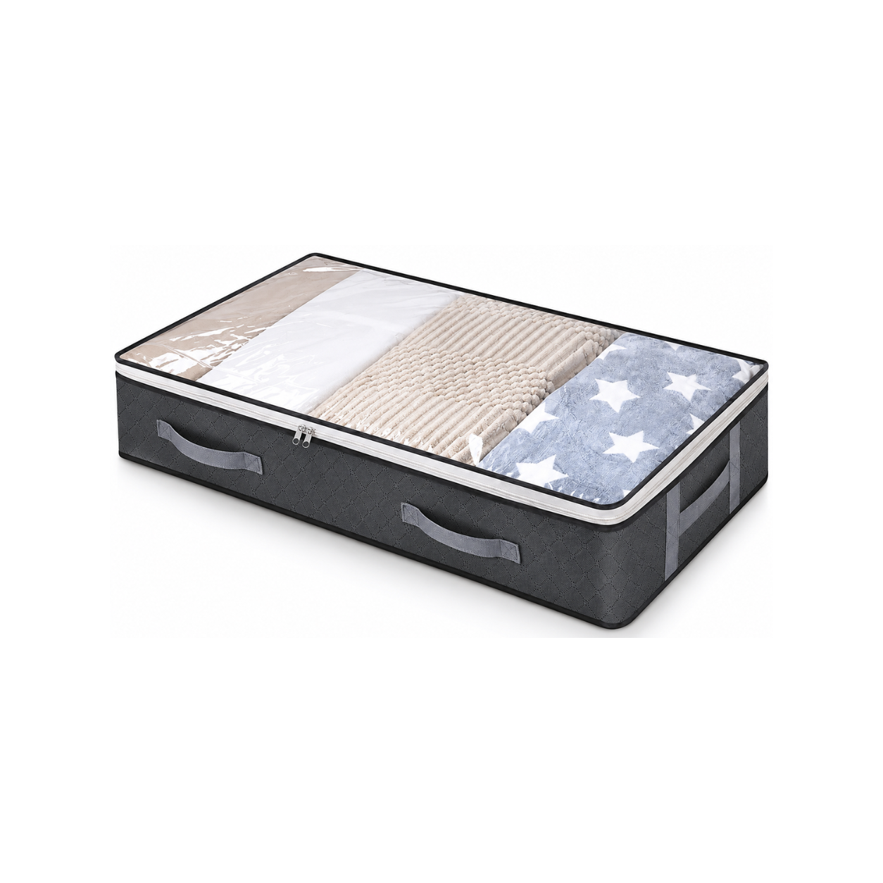 Sac de rangement sous le lit pliable avec fenêtre transparente