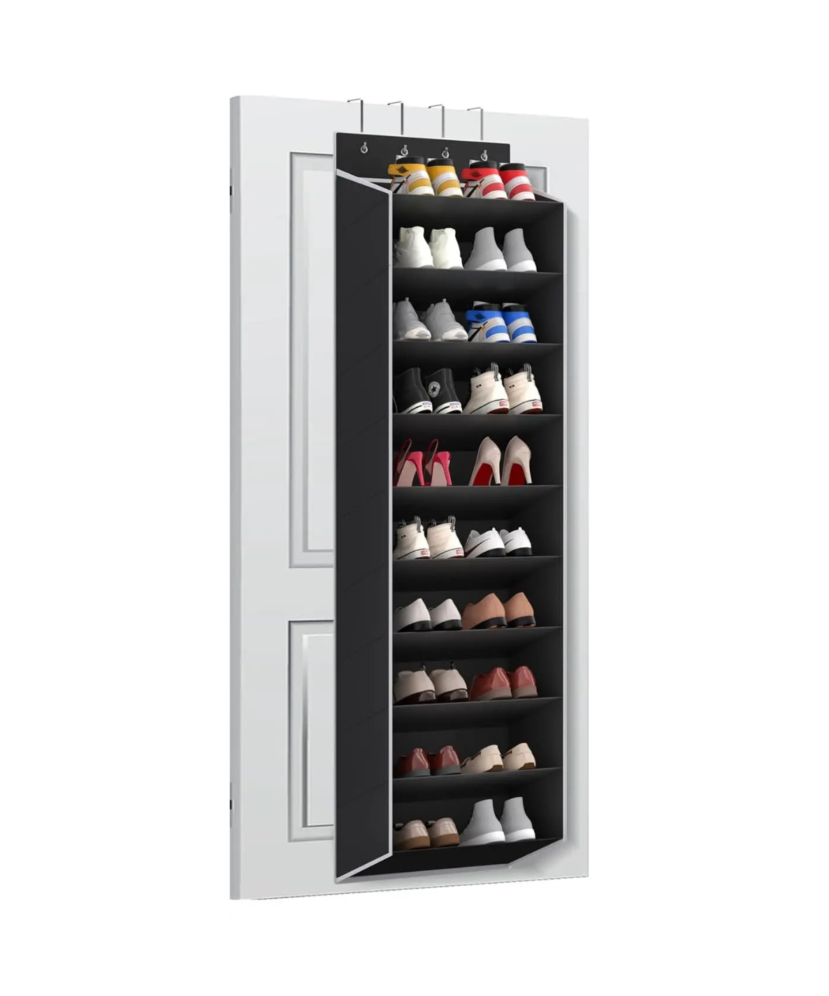 Organisateur de chaussures suspendu 10 niveaux