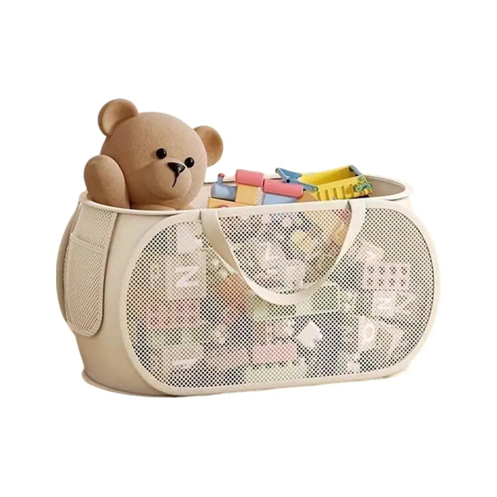 Panier de rangement pliable pour jouets et peluches