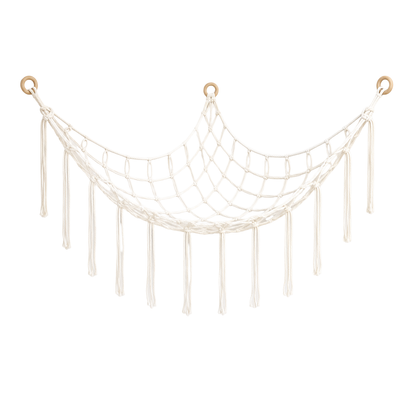 Filet mural d'angle pour peluches