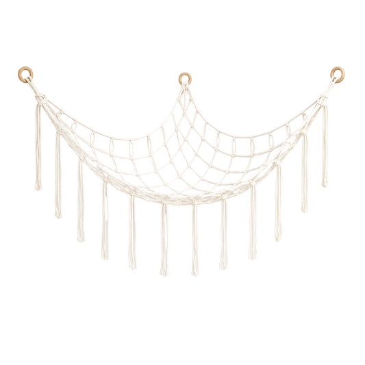 Filet mural d'angle pour peluches