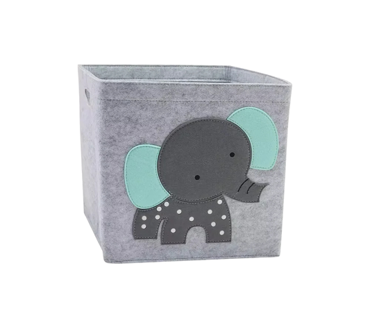 Boîte de rangement pliable pour jouets avec motifs animaux