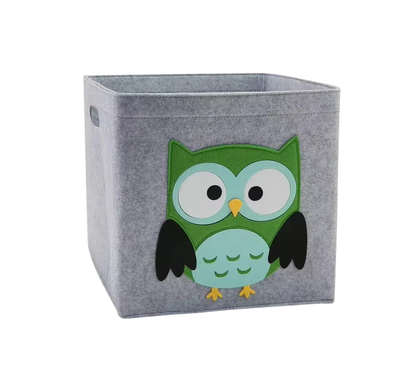 Boîte de rangement pliable pour jouets avec motifs animaux