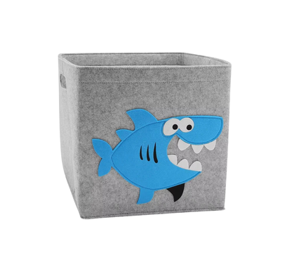 Boîte de rangement pliable pour jouets avec motifs animaux