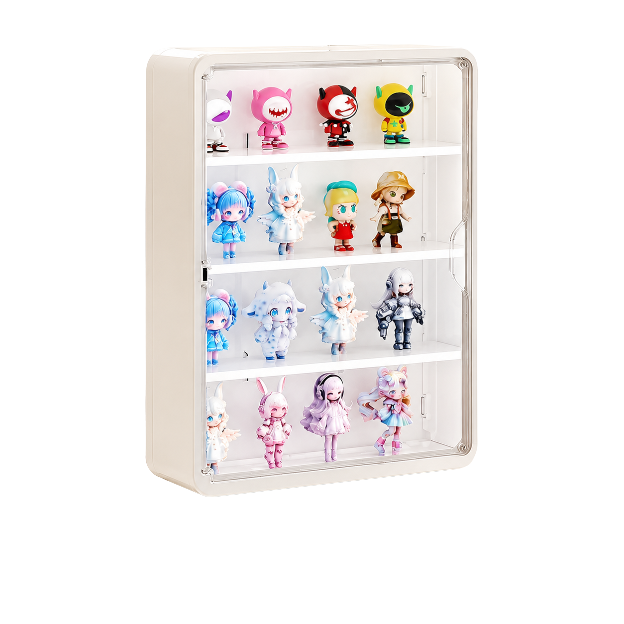 Boîte murale de rangement pour figurines