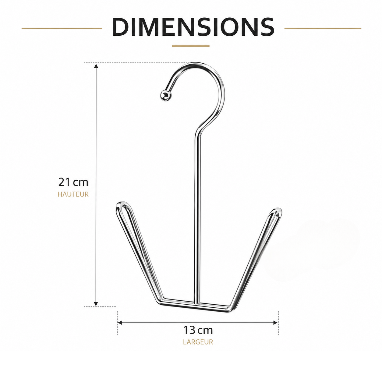 Support Suspendu pour Chaussures d'Extérieur – Lot de 2