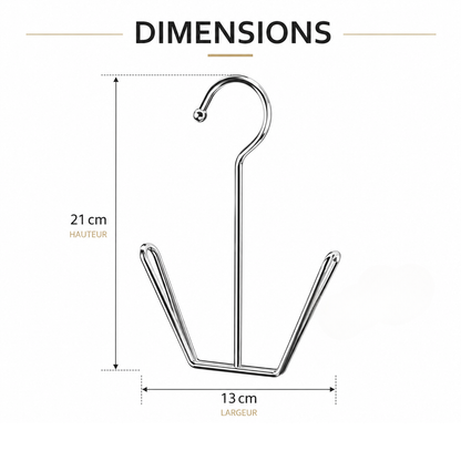 Support Suspendu pour Chaussures d'Extérieur – Lot de 2