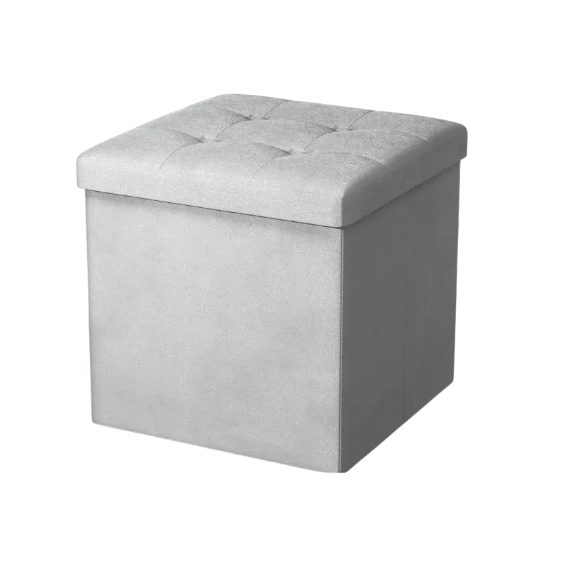 Pouf de rangement pliable 50 L