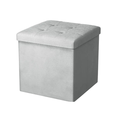 Pouf de rangement pliable 50 L