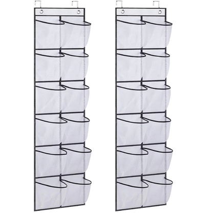 Organisateur de Chaussures Suspendu – 12 Poches Gain de Place